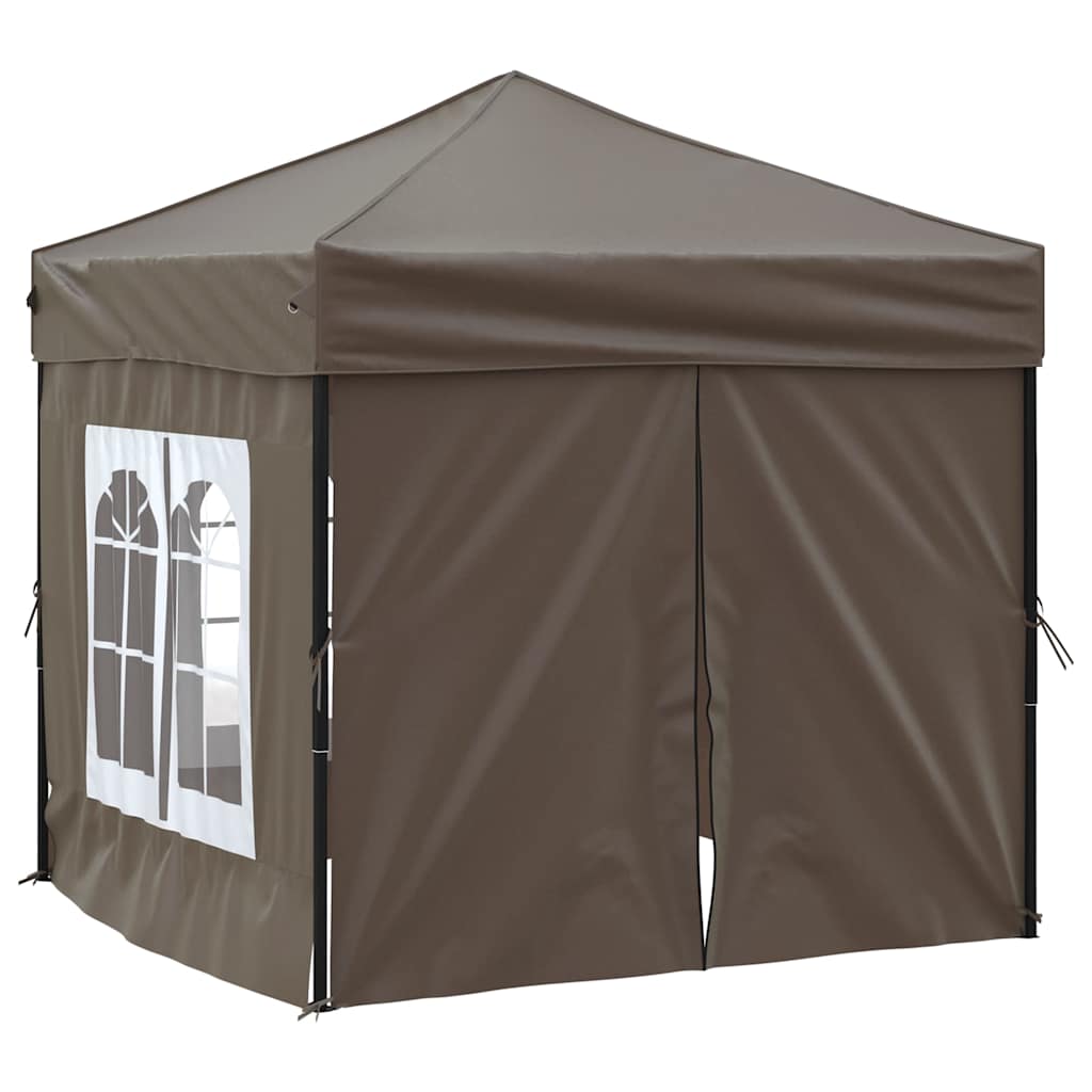 Kokkupandav peotelk seintega, pruunikashall, 2 x 2 m