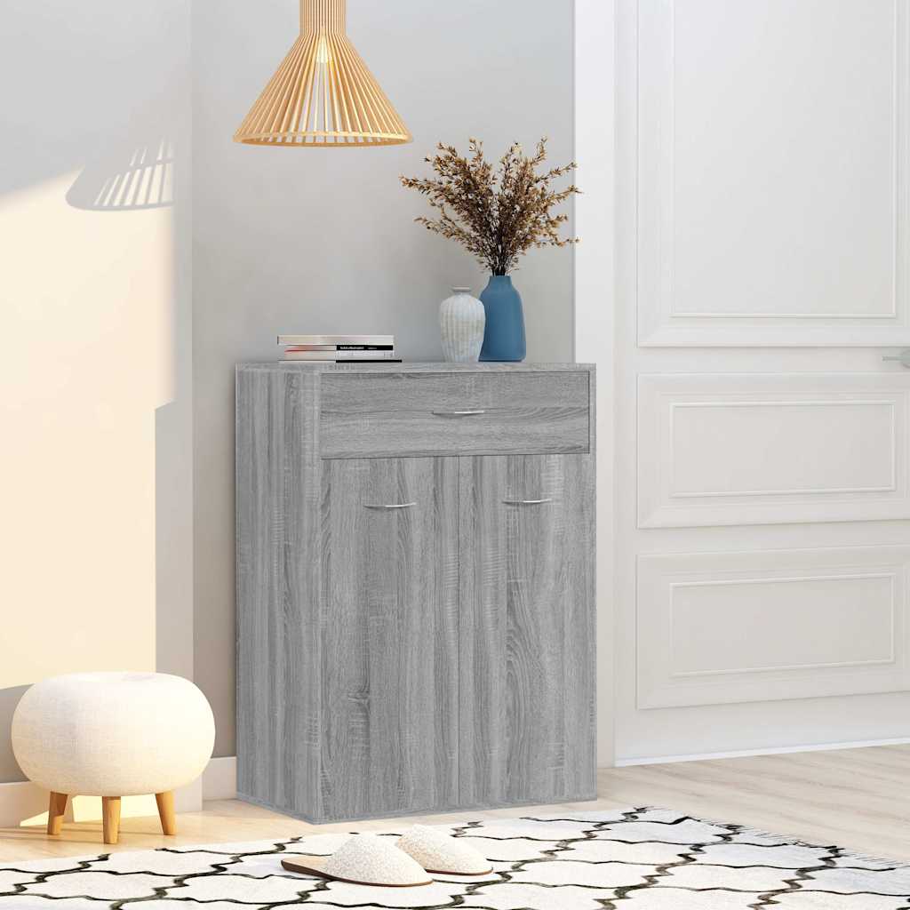 Kingakapp, hall Sonoma tamm, 60 x 35 x 84 cm, tehispuit