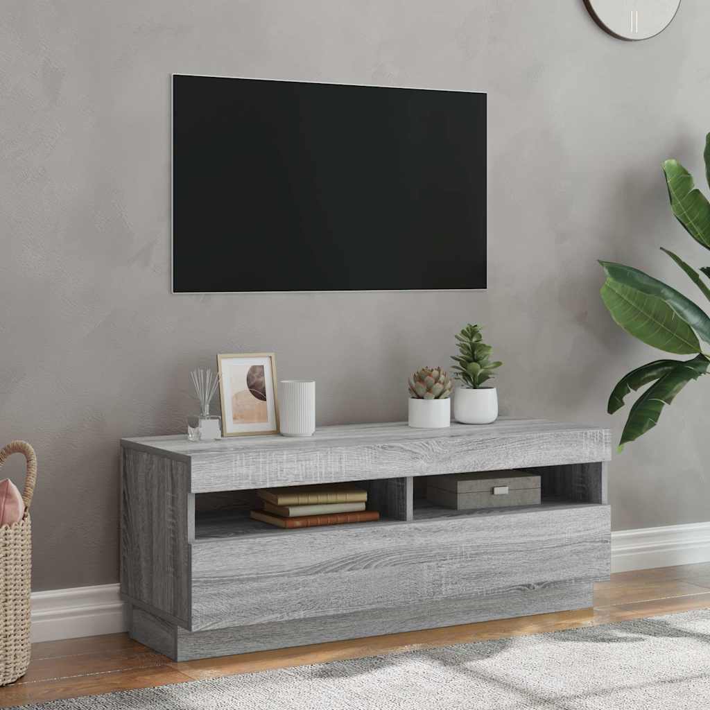 Telerialus LED-tuledega, hall Sonoma , 100 x 35 x 40 cm