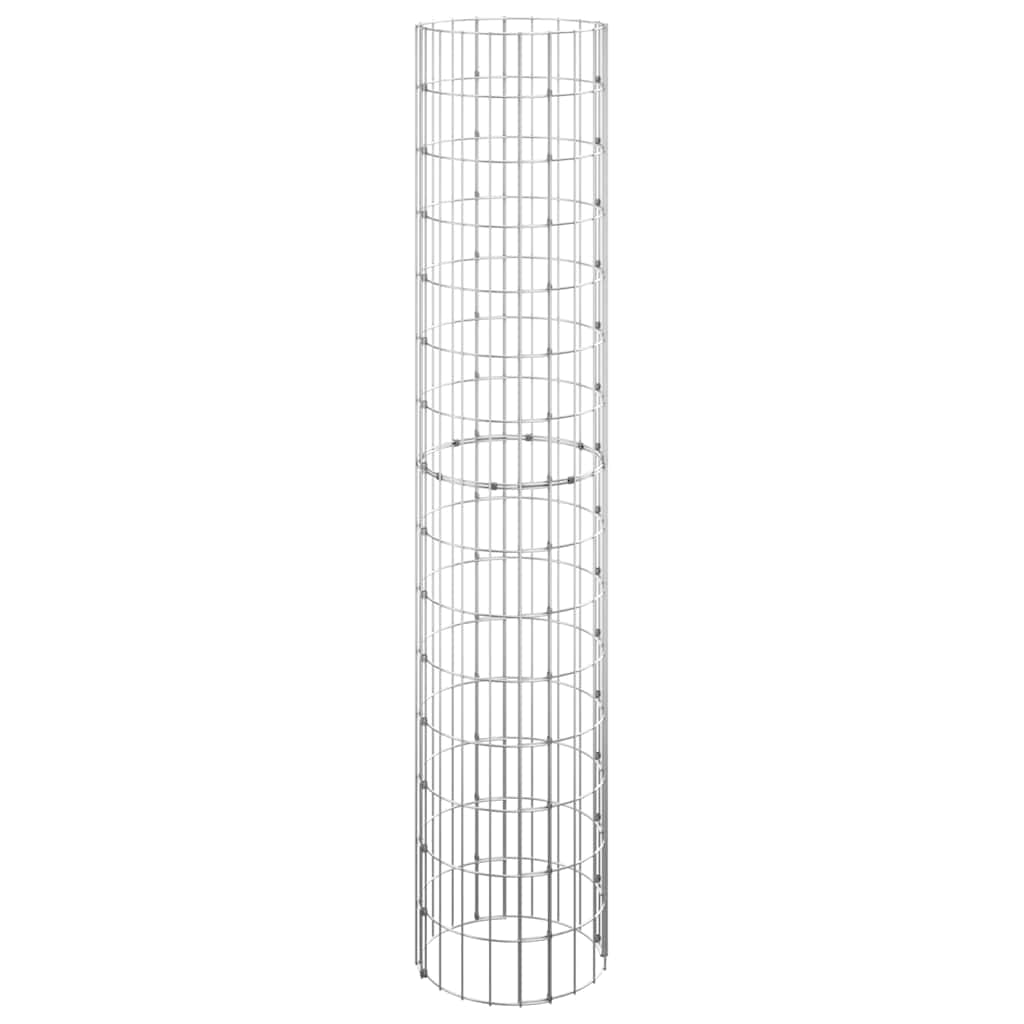 Ringikujulised gabioon taimelavad 3tk tsingitud teras Ø30x150cm