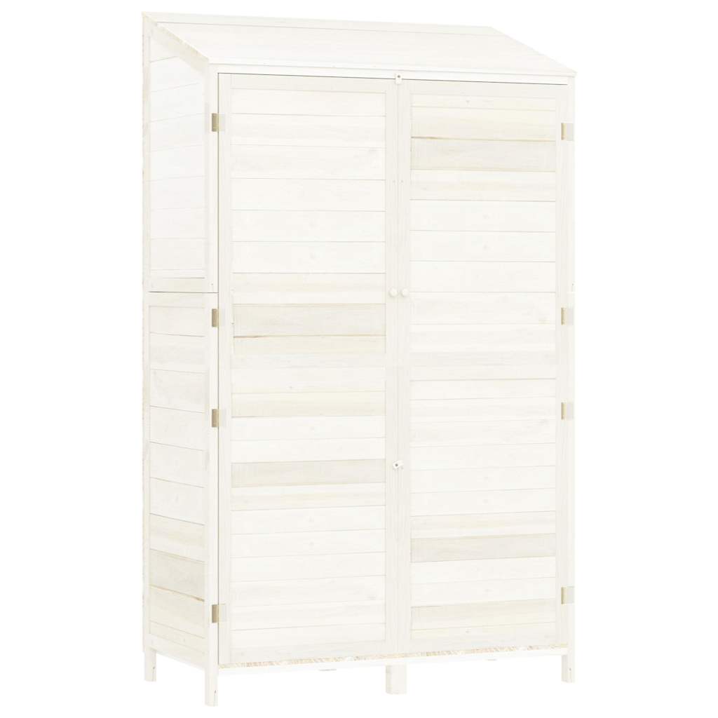 Aiakuur, valge 102x52x174,5 cm nulupuit