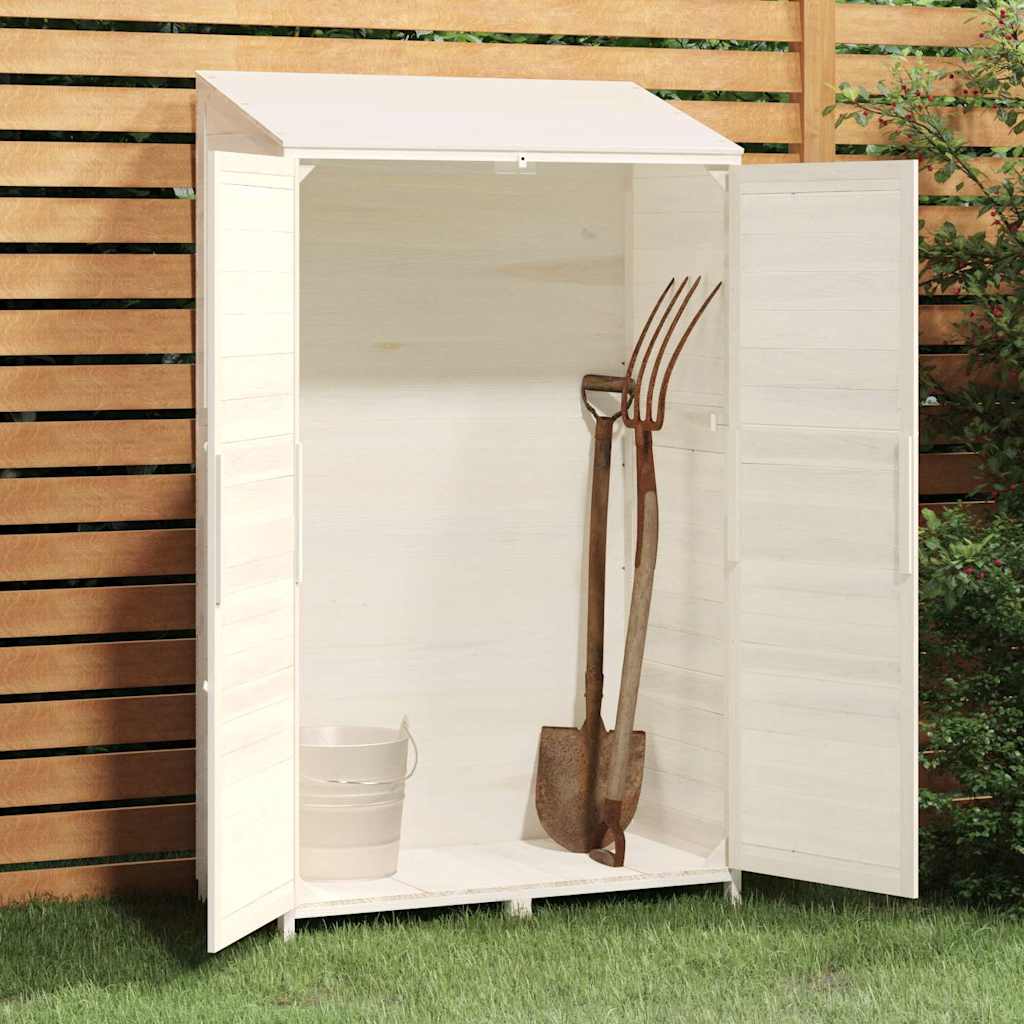 Aiakuur, valge 102x52x174,5 cm nulupuit