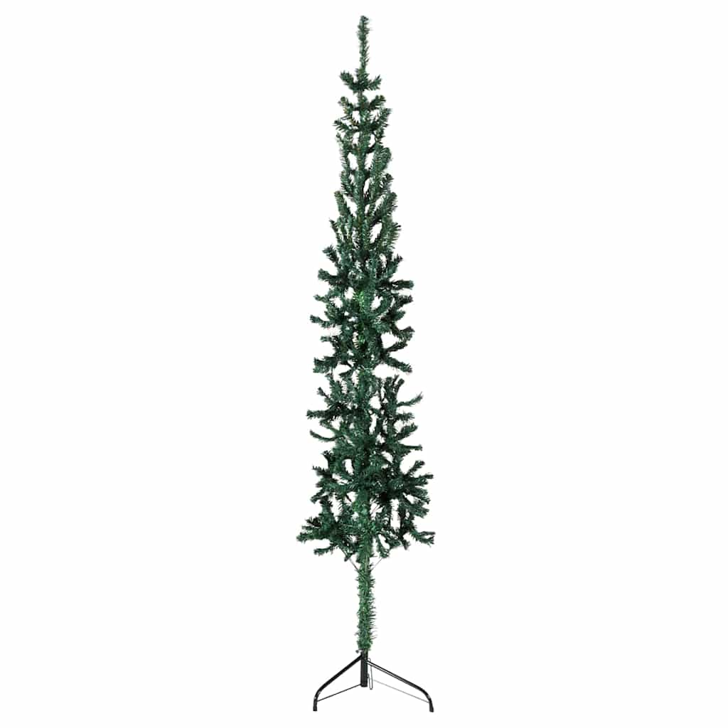 Kitsas poolik kunstkuusk alusega, roheline, 150 cm