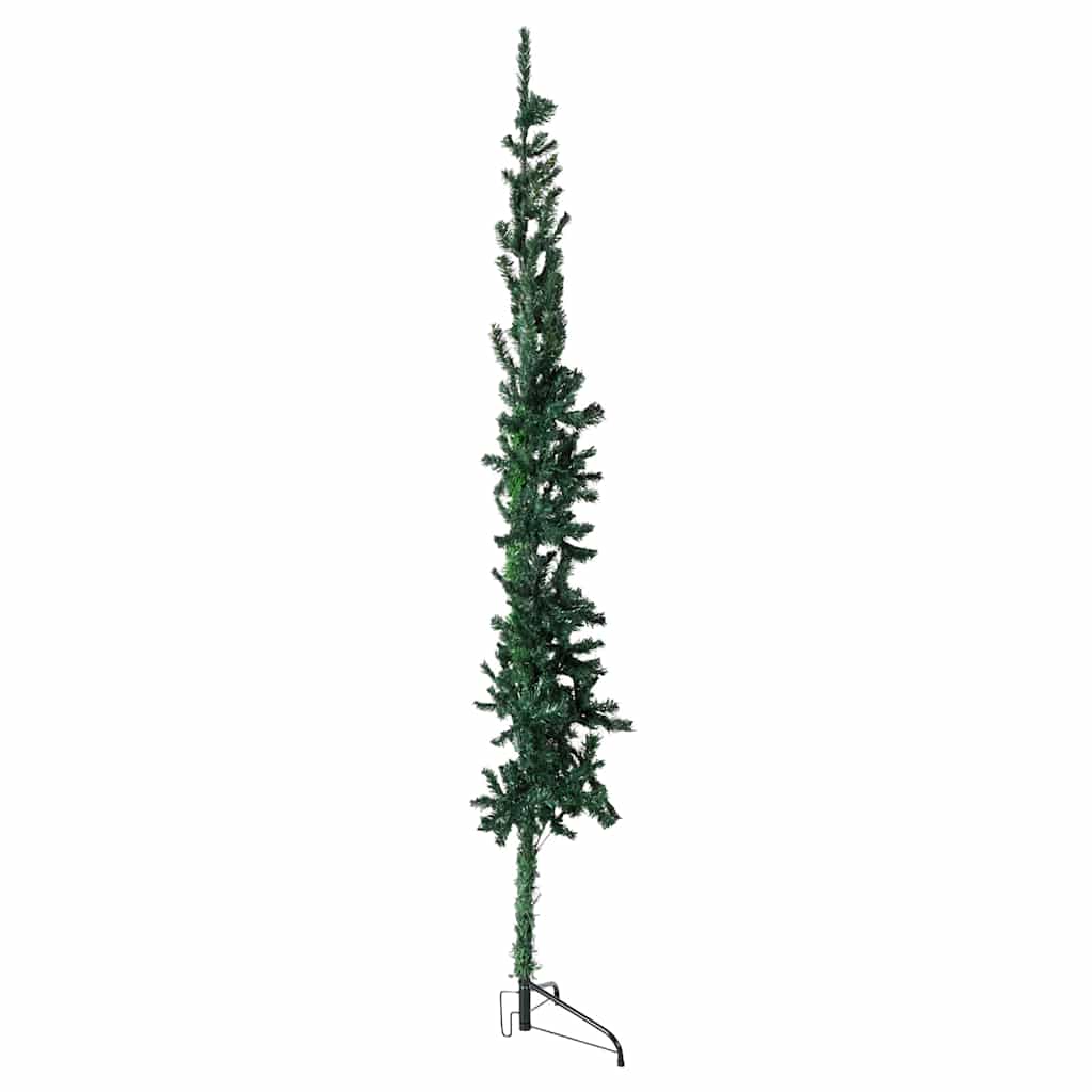 Kitsas poolik kunstkuusk alusega, roheline, 210 cm