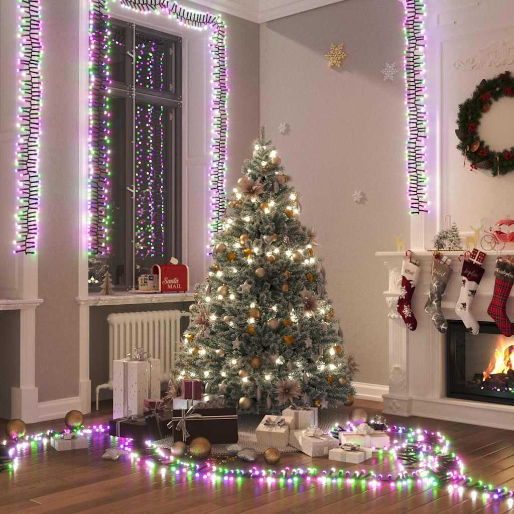 LED-valgusriba, 1000 LEDi, pastelne värviline, PVC