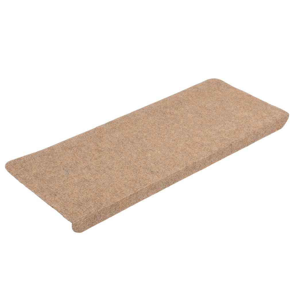 Isekleepuv trepivaip, 15 tk, 65x24,5x3,5 cm, beež
