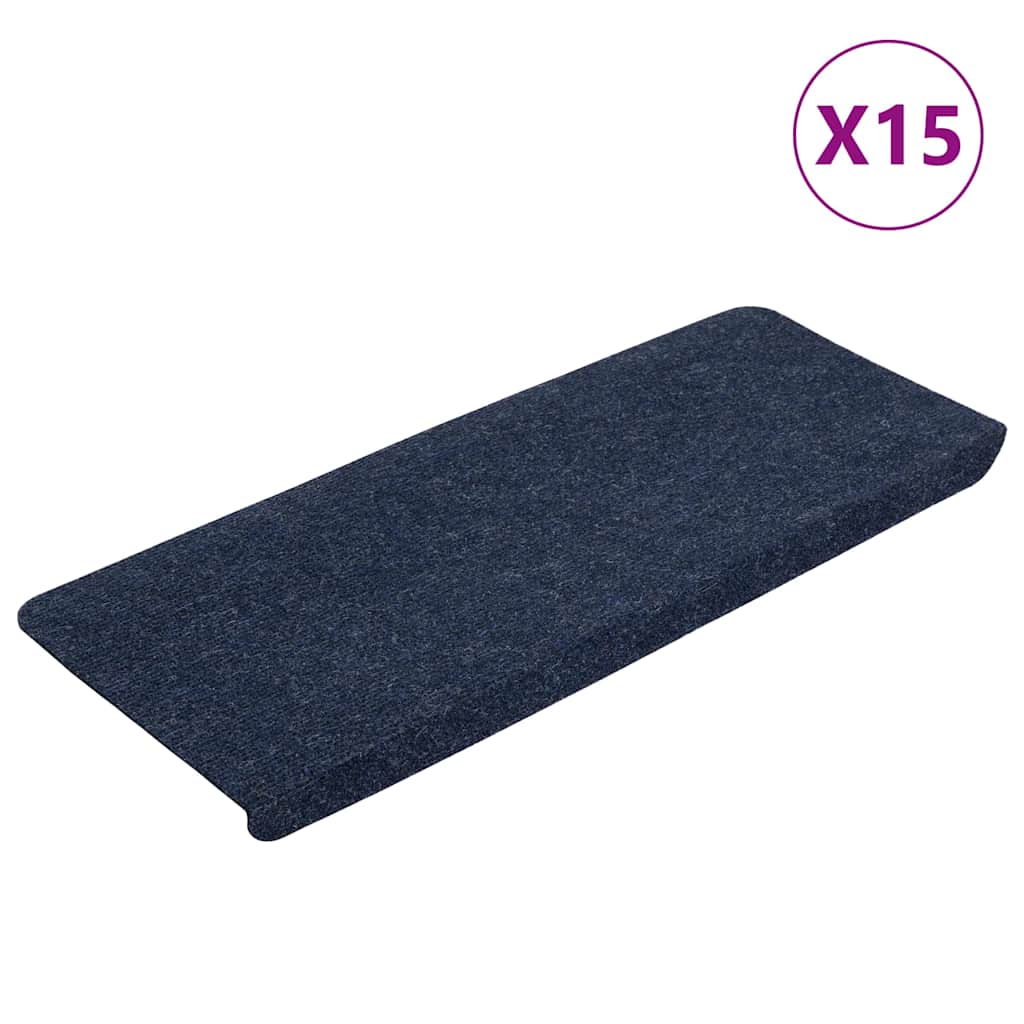 Isekleepuv trepivaip, 15 tk, 65x24,5x3,5 cm, sinine
