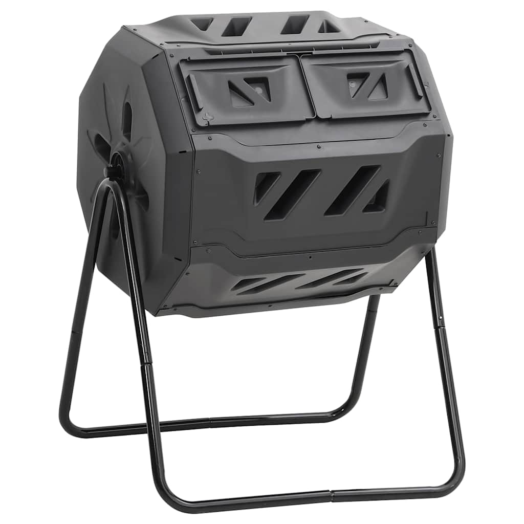 Aia kompostikast, must, 73 x 64 x 95 cm, 160 l