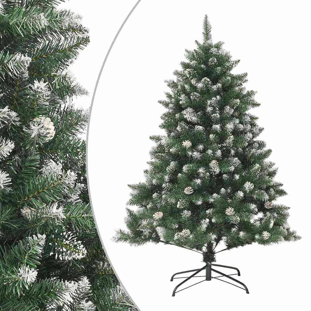 Kunstjõulukuusk alusega, 120 cm, PVC