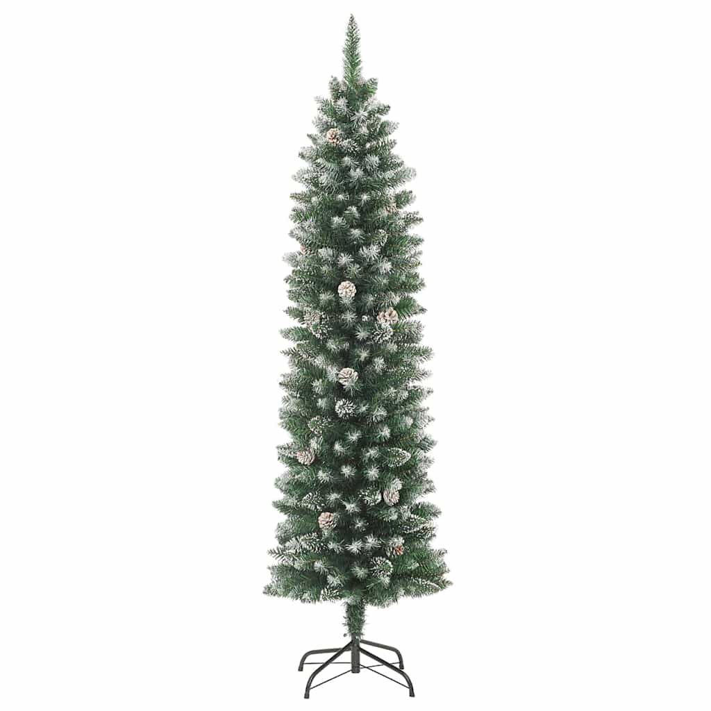 Kitsas kunstjõulukuusk alusega, 120 cm, PVC