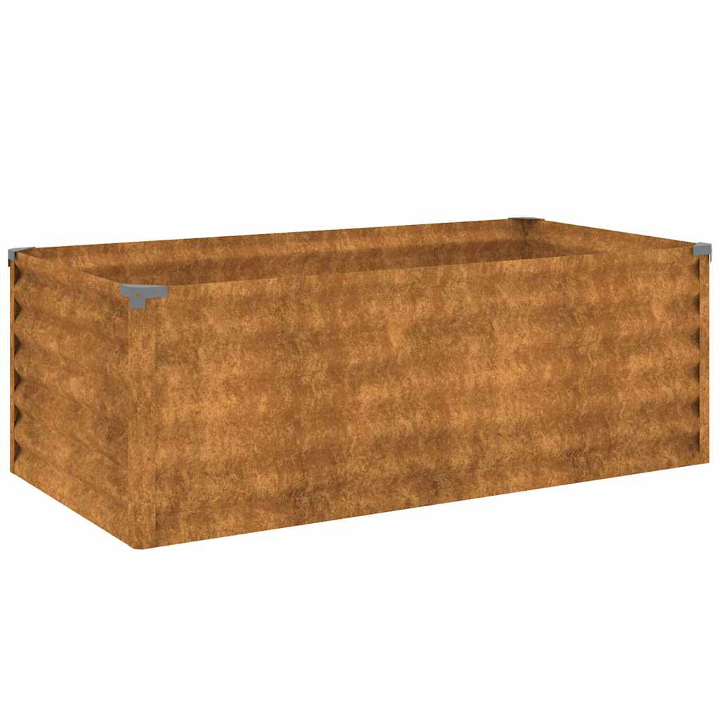 Aiapeenar 100 x 50 x 36 cm Corten terasest