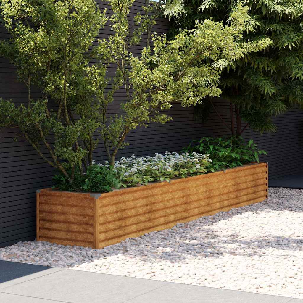 Aiapeenar 291 x 50 x 36 cm Corten terasest