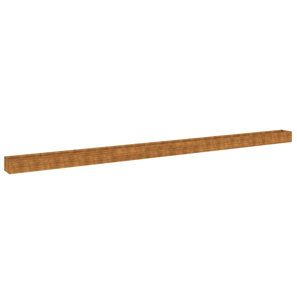 Taimekast, 960x50x36 cm, Corten-teras