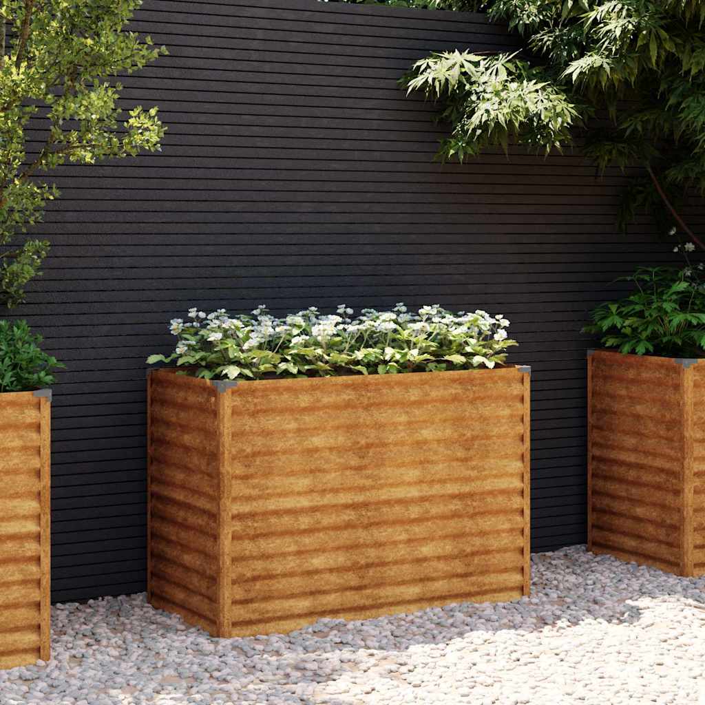 Aiapeenar 100 x 50 x 69 cm Corten terasest
