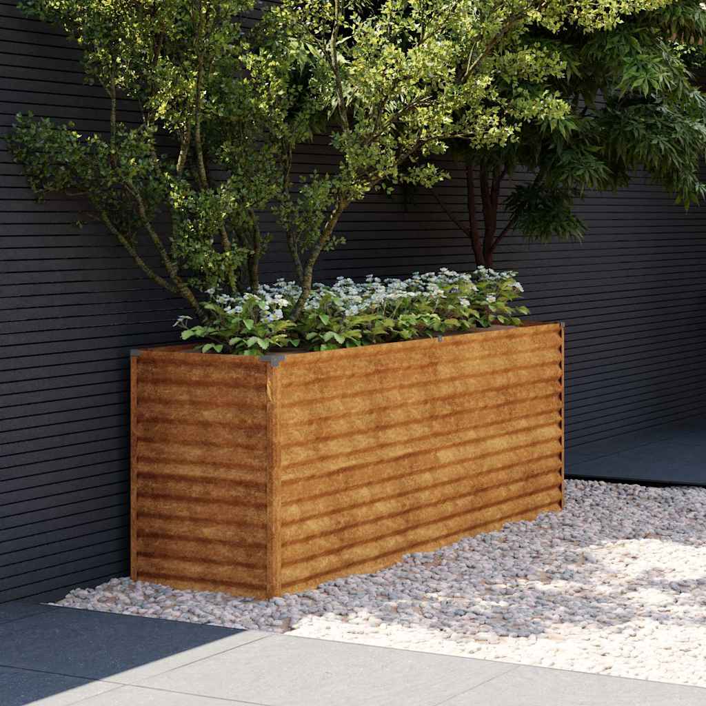 Aiapeenar 196 x 50 x 69 cm Corten terasest