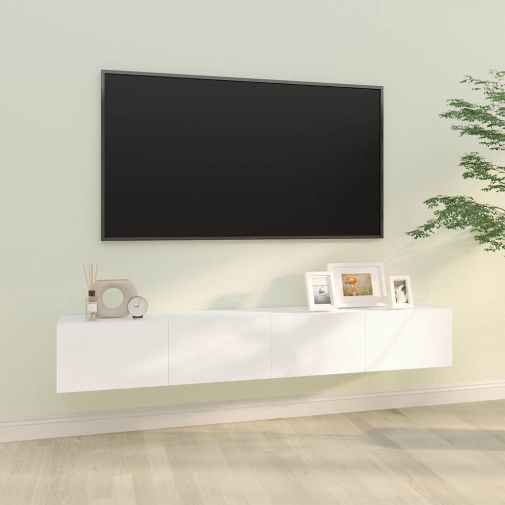 Seina telerikapid 2 tk, must, 100 x 30 x 30 cm, tehispuit