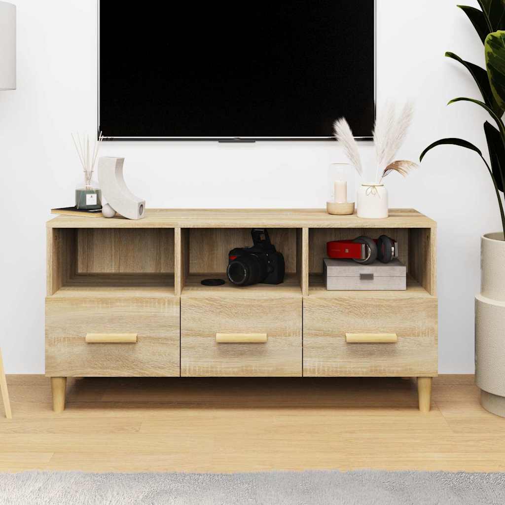 Telerikapp, Sonoma tamm, 102x36x50 cm, tehispuit