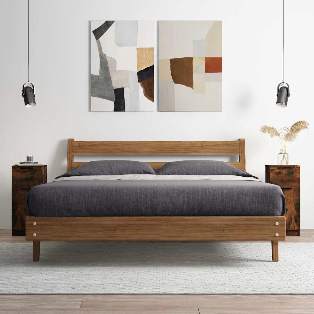 Puhvetkapp, Suitsutatud tamm, 30 x 30 x 70 cm, tehispuit