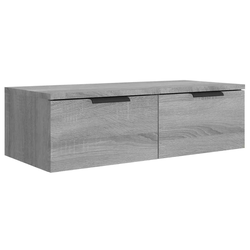 Seinakapp, hall Sonoma tamm, 68x30x20 cm, tehispuit