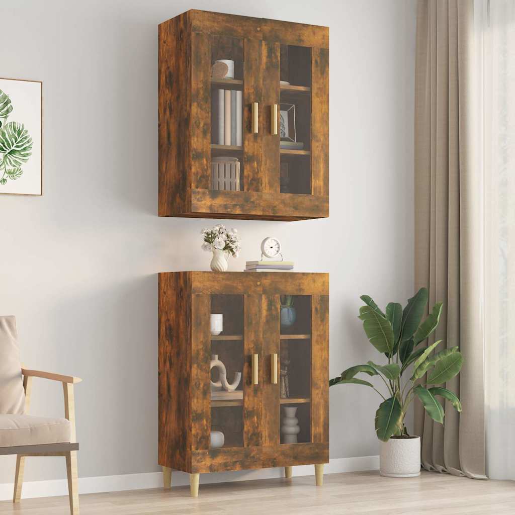 Seinakapp, suitsutatud tamm, 69,5x34x90 cm