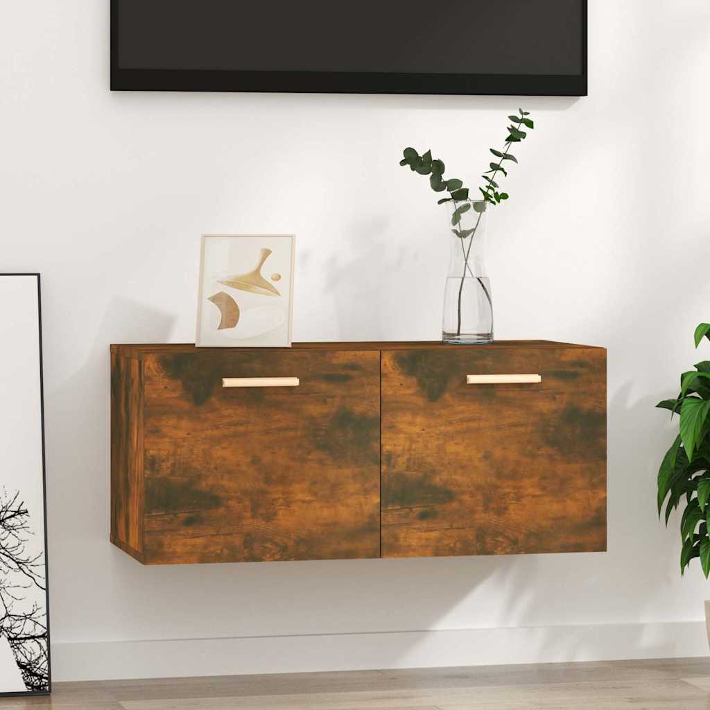 Seinakapp,suitsutatud tamm, 80x35x36,5 cm, tehispuit