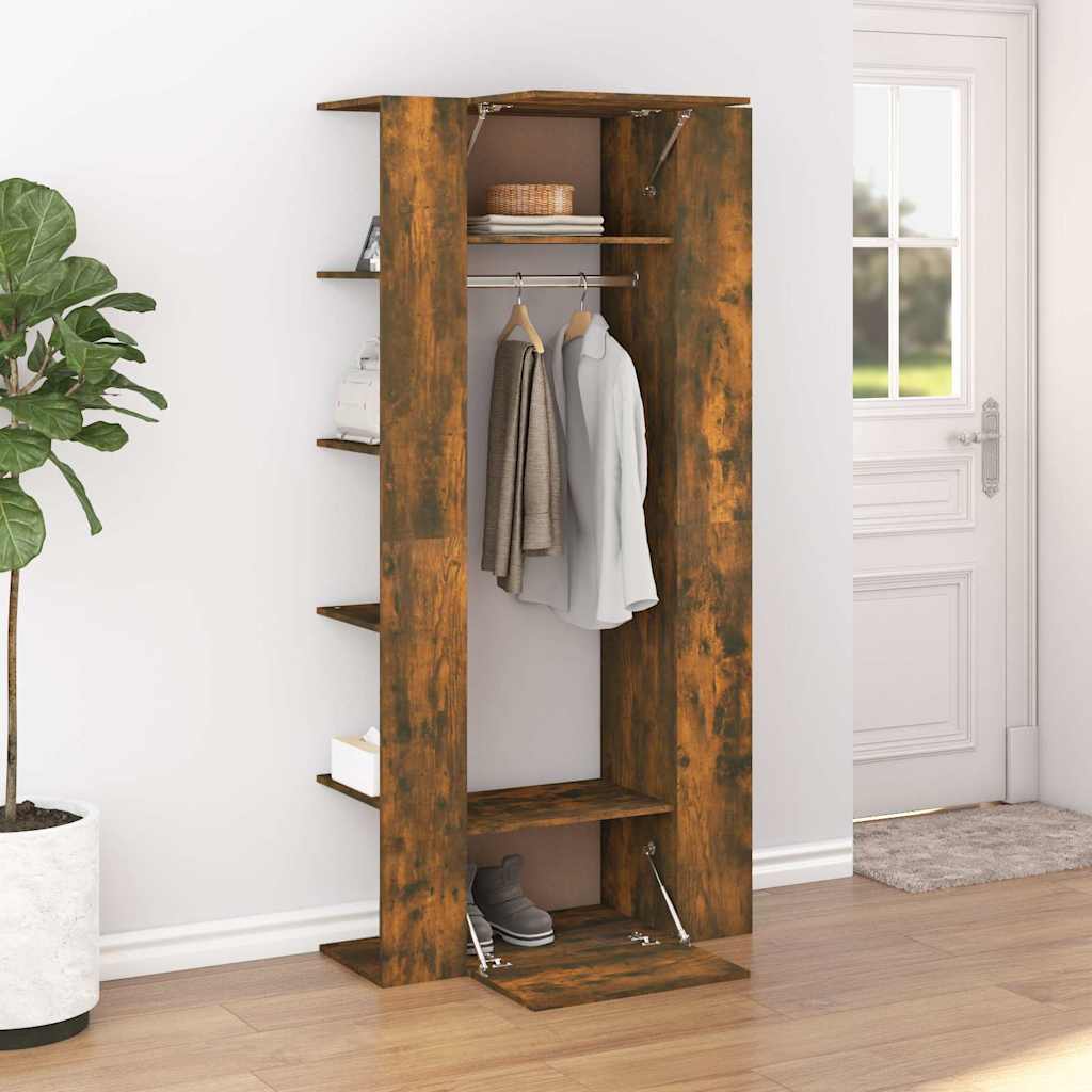 Esikukapp, suitsutatud tamm, 97,5 x 37 x 99 cm, tehispuit