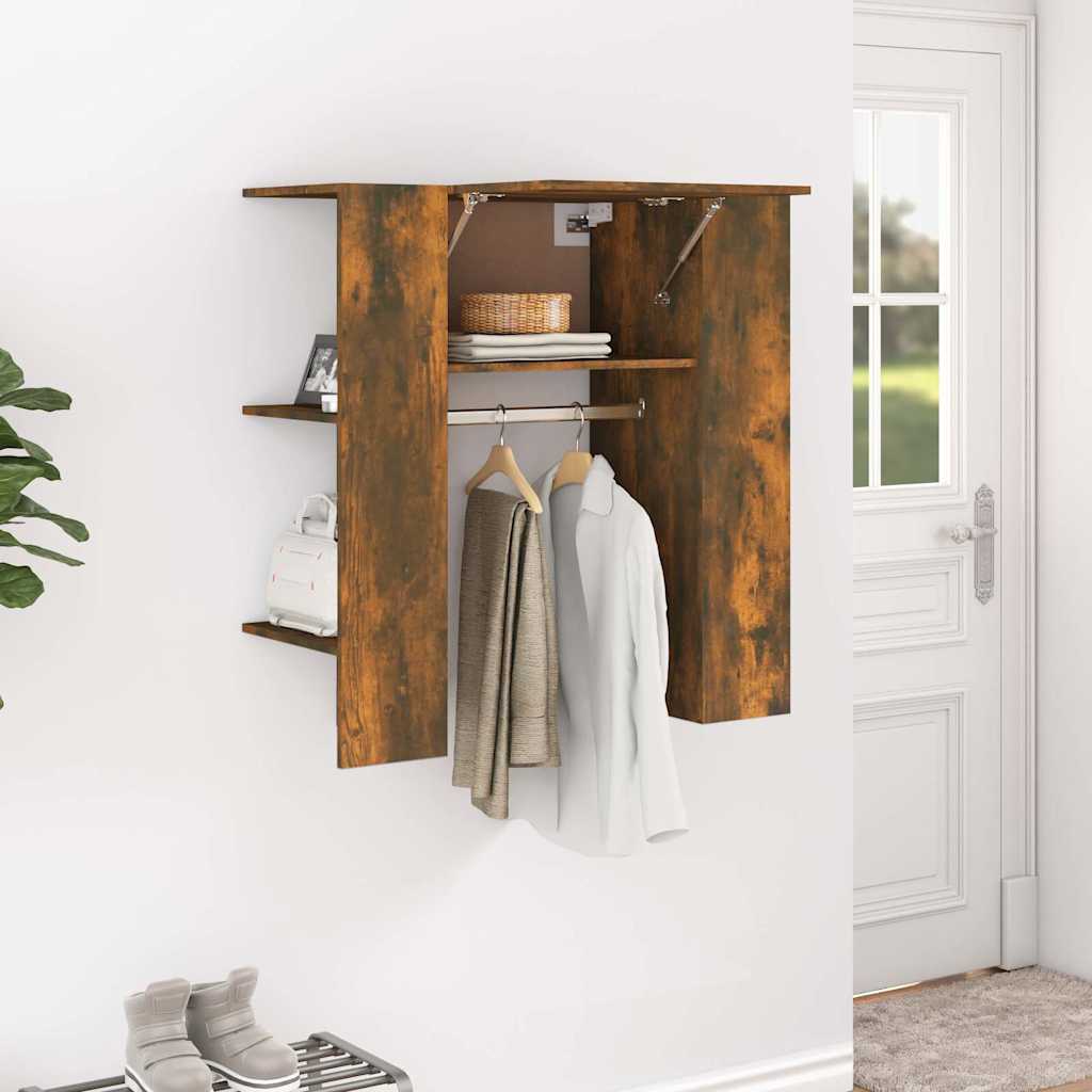Esikukapp, suitsutatud tamm, 97,5 x 37 x 99 cm, tehispuit
