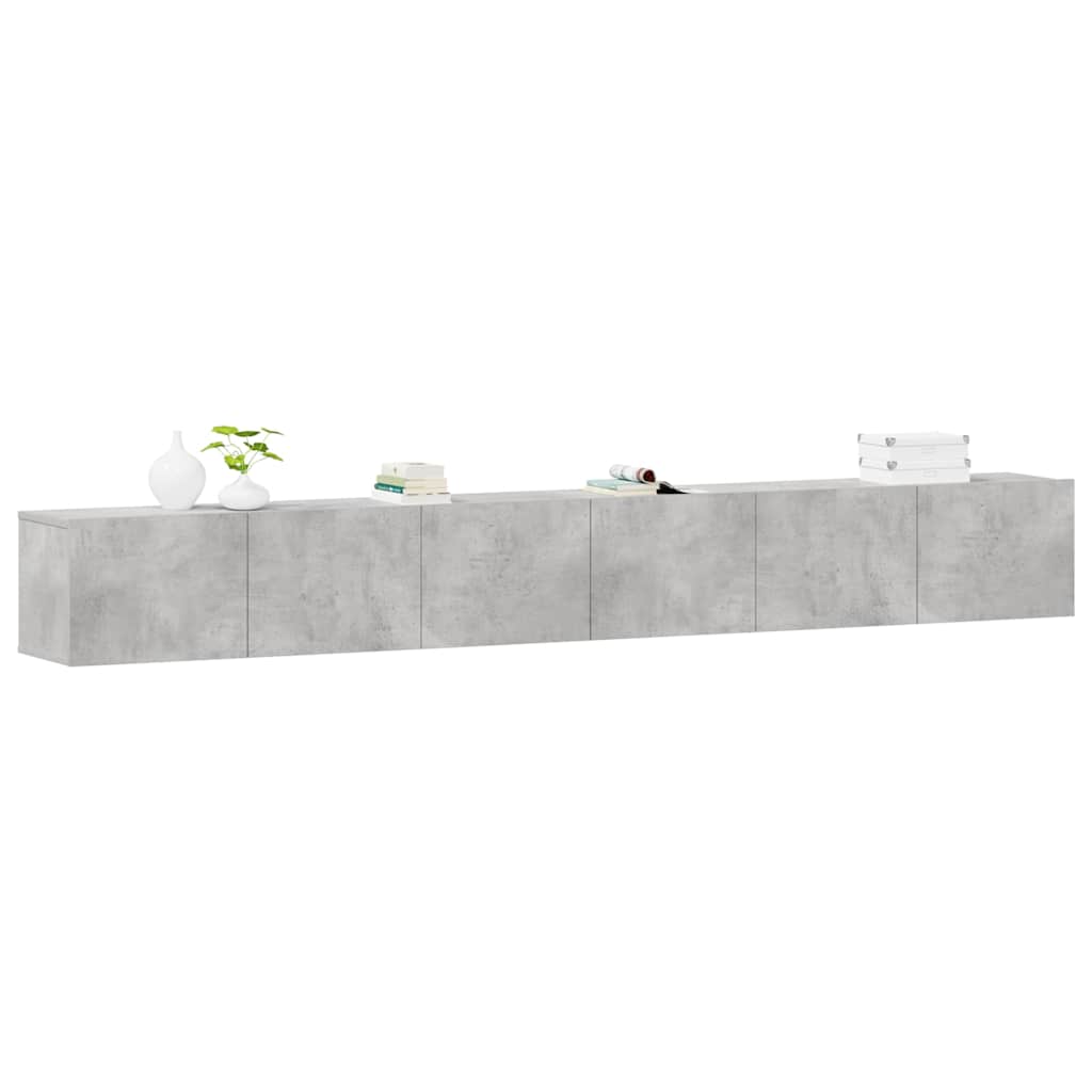 3-osaline telerikappide komplekt, betoonhall, tehispuit