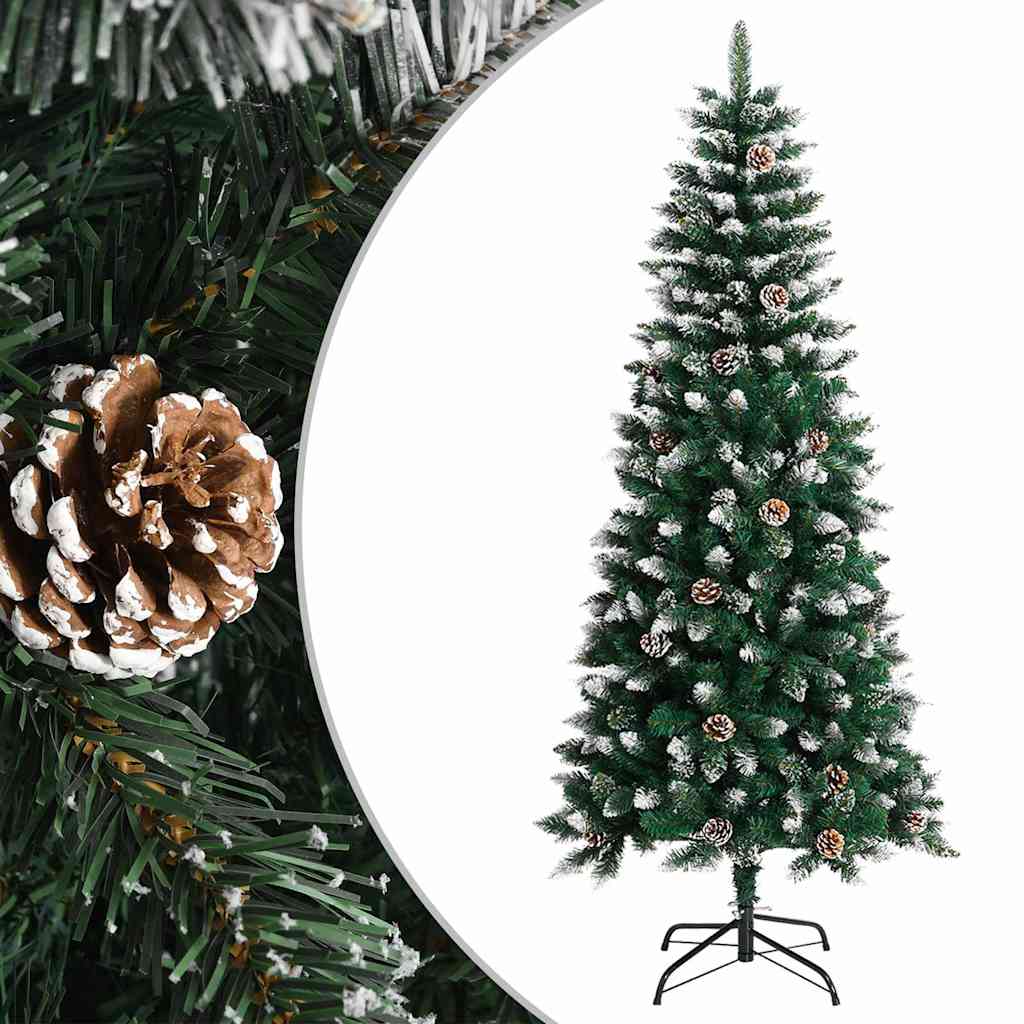 Kunstkuusk alusega, roheline, 150 cm, PVC