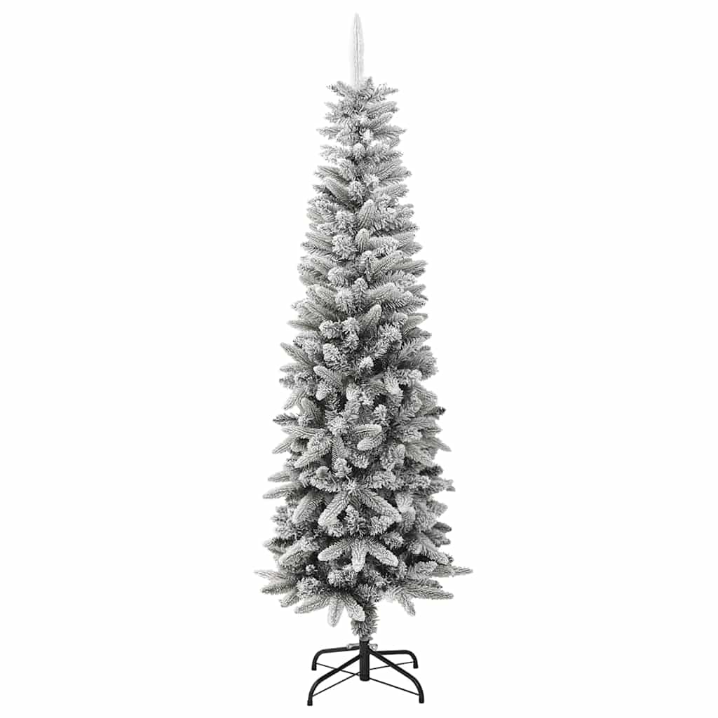 Kitsas kunstkuusk lumiste okstega, 180 cm, PVC ja PE