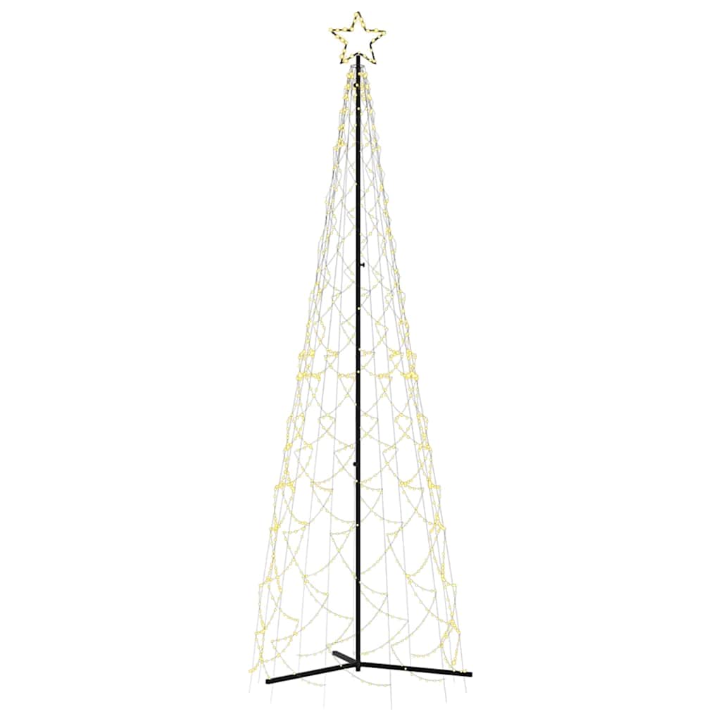 Jõulukäbid soe valge 500 LED-iga 100 x 300 cm