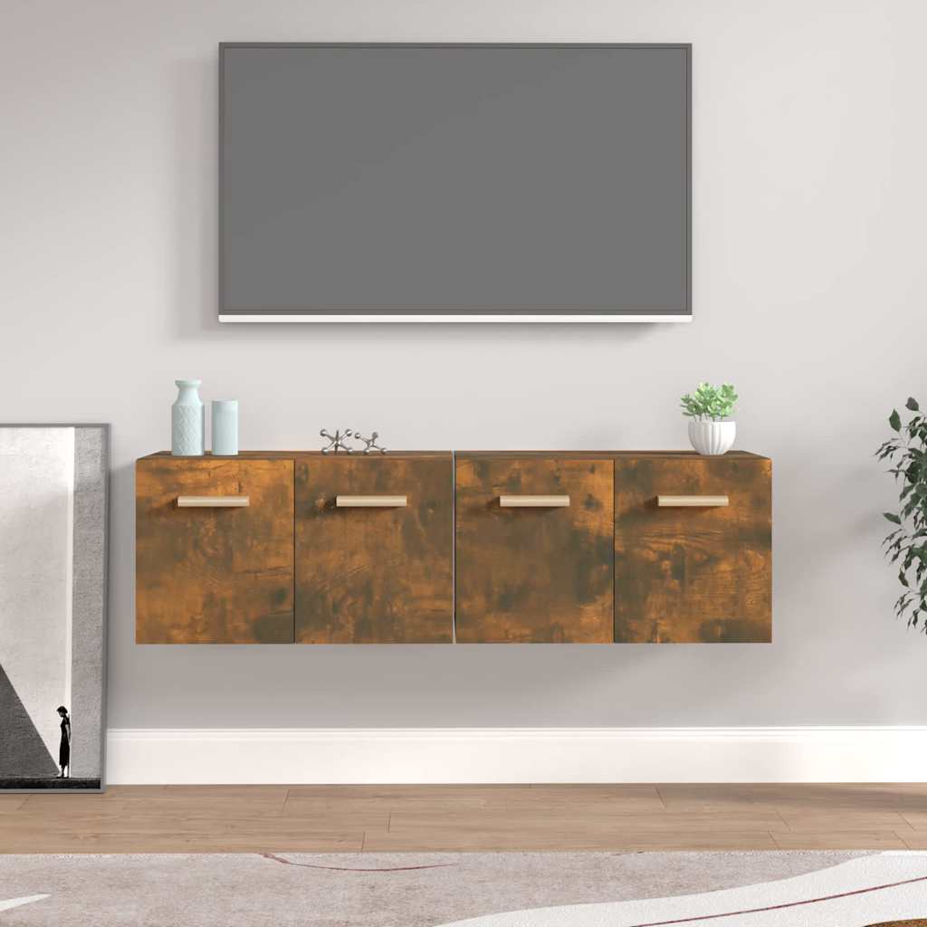 Seinakapid, 2 tk, suitsutatud tamm, 60x36,5x35 cm, tehispuit