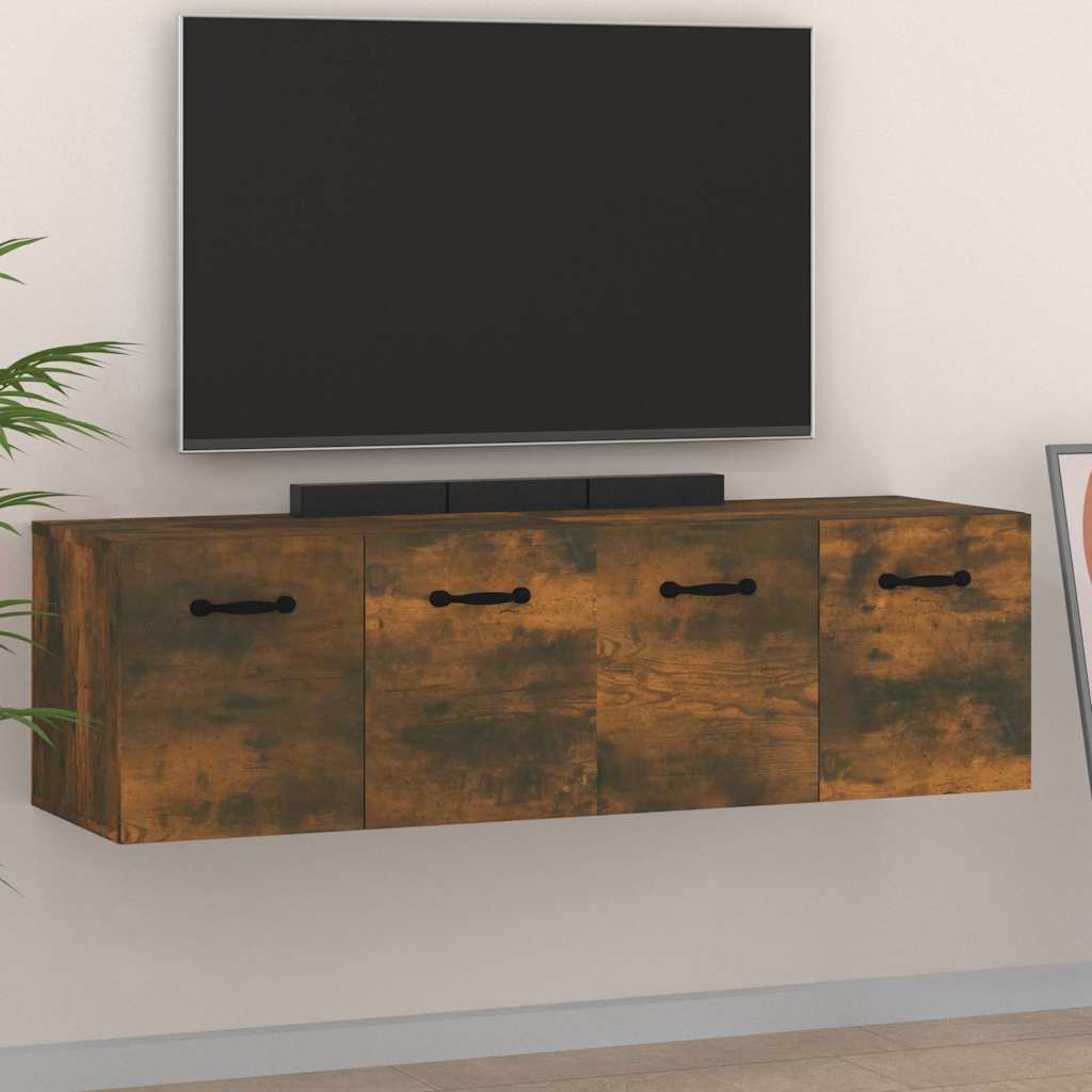 Seinakapp, 2 tk, suitsutatud tamm, 80x35x36,5 cm, tehispuit