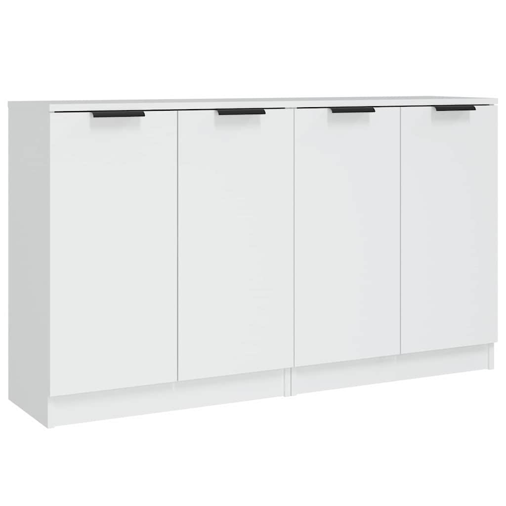 Puhvetkapid 2 tk, valge, 60 x 30 x 70 cm, tehispuit