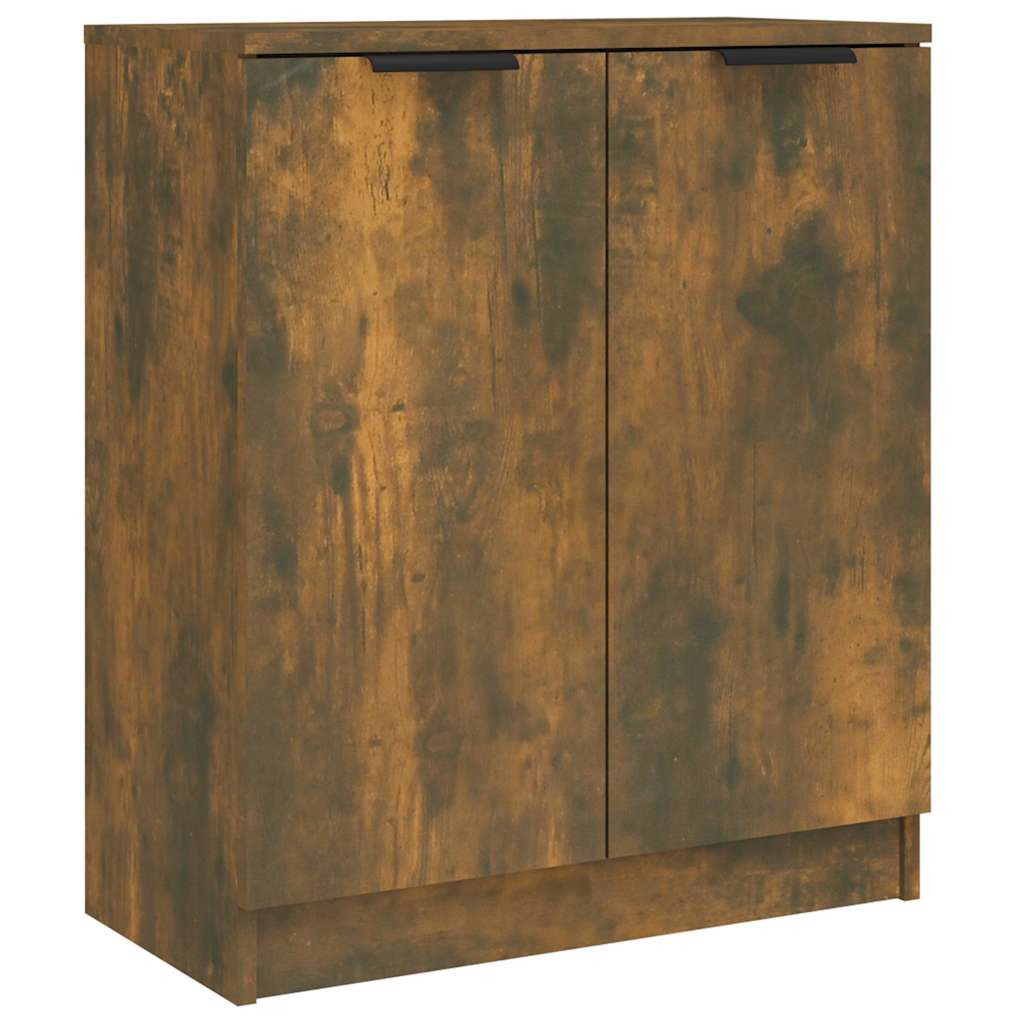 Puhvetkapid 2 tk, suitsutatud tamm, 60 x 30 x 70 cm, tehispuit