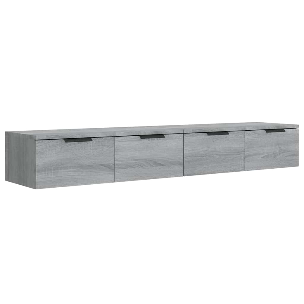 Seinakapid, 2 tk, hall Sonoma tamm, 68x30x20 cm, tehispuit
