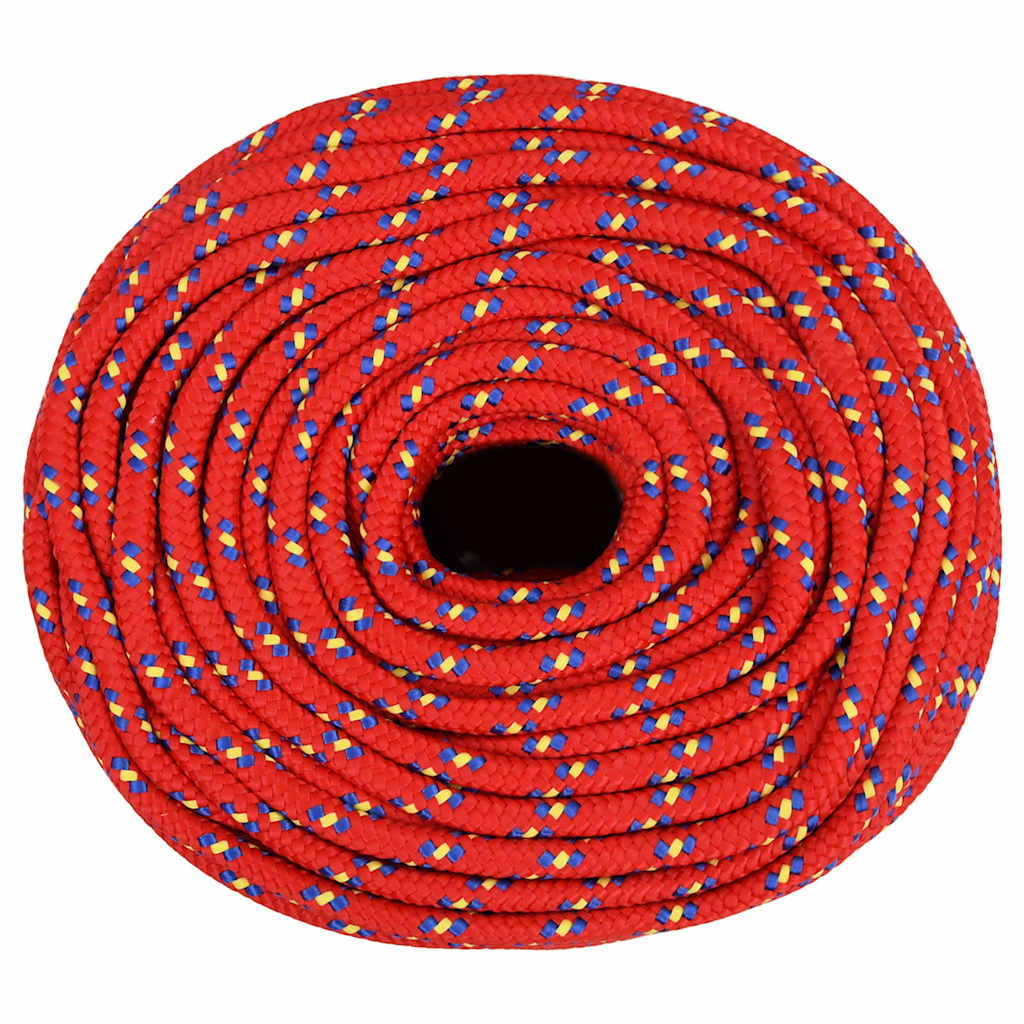 Paadiköis, punane, 8 mm, 50 m, polüpropüleen