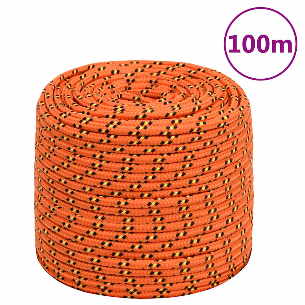 Paadiköis, oranž, 8 mm, 100 m, polüpropüleen