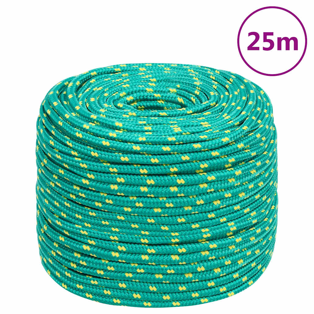 Paadiköis, roheline, 10 mm, 25 m, polüpropüleen