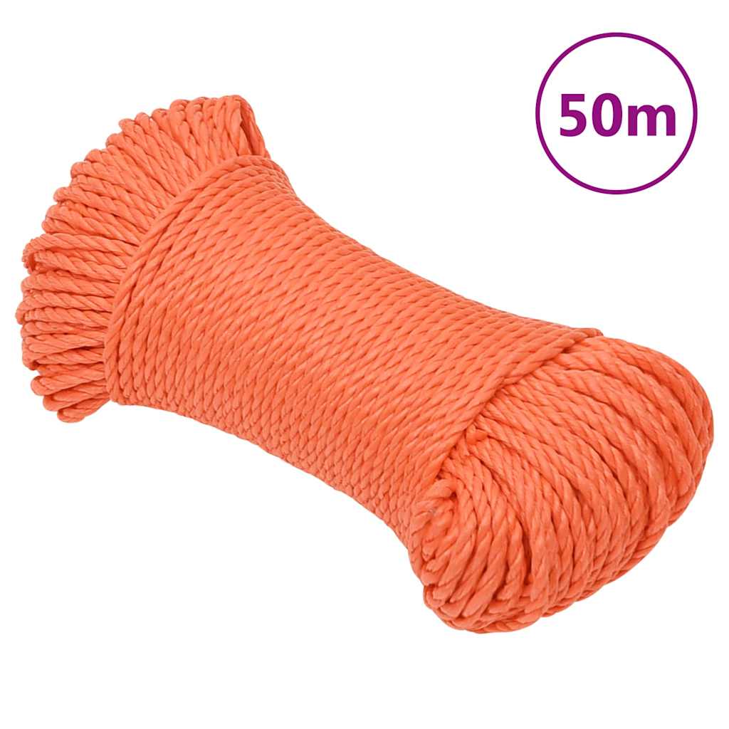 Töököis oranž 3 mm 50 m polüpropüleenist