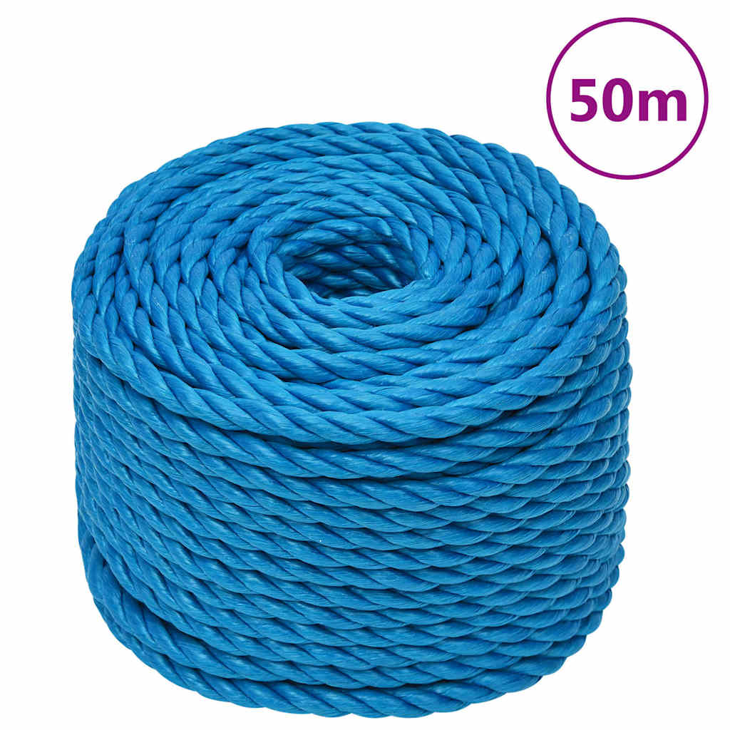 Töököis, sinine, 10 mm, 50 m, polüpropüleen