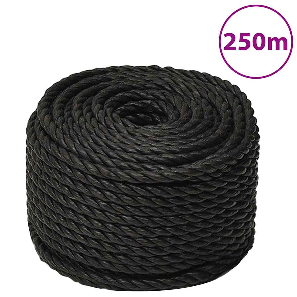 Töököis, must, 10 mm 250 m, polüpropüleen