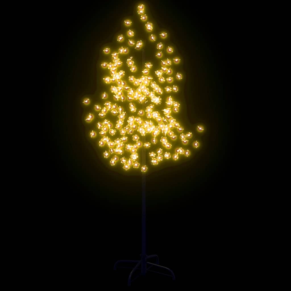 Kirsiõitega LED-puu, soe valge, 200 LEDi, 180 cm