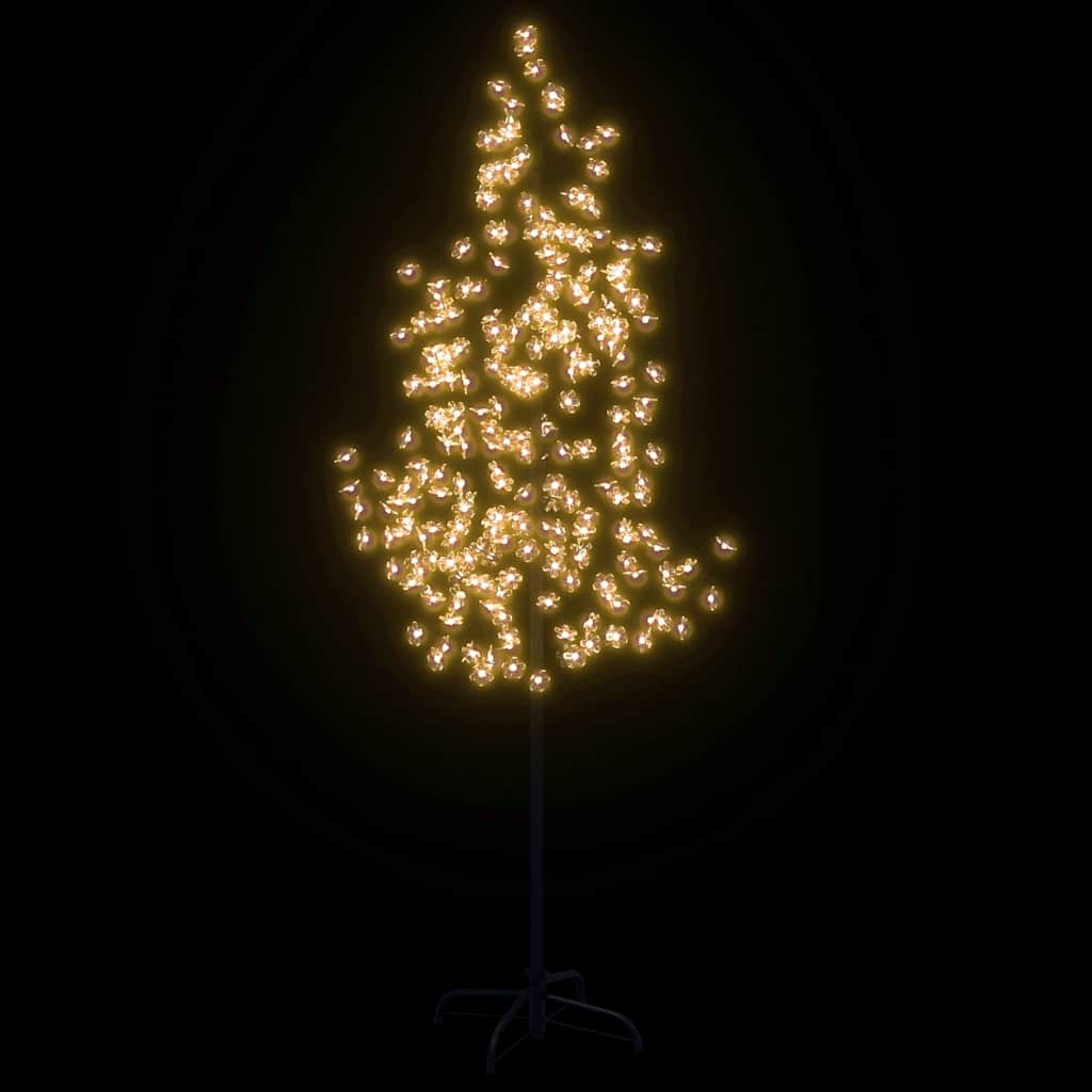 Kirsiõitega LED-puu, soe valge, 220 LEDi, 220 cm