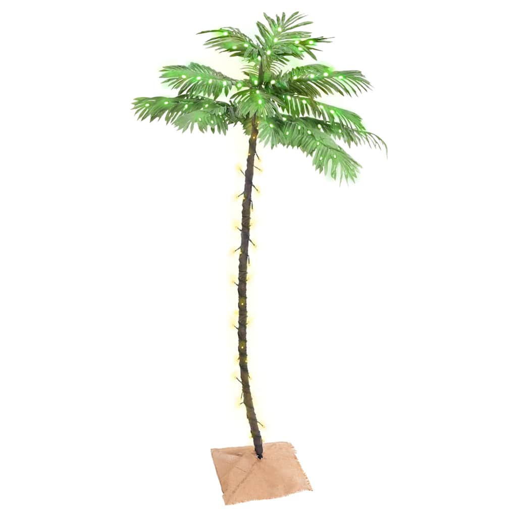 LED palmipuu soe valge 96 LEDi 180 cm