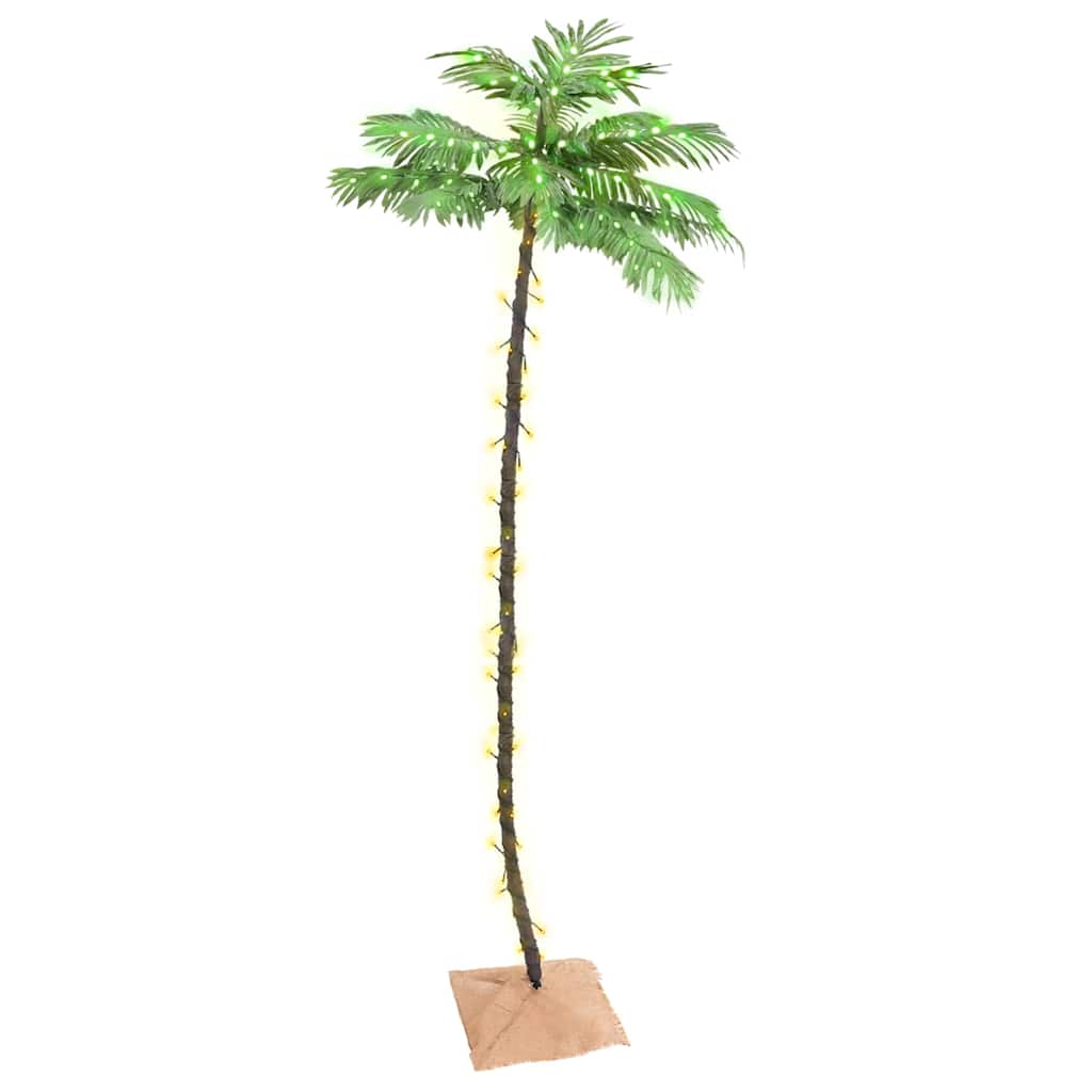 LED palmipuu soe valge 192 LEDi 300 cm