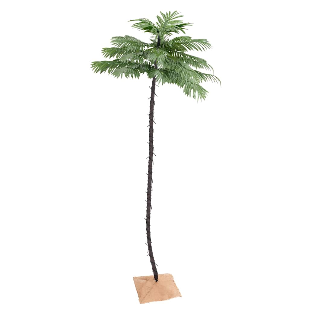 LED palmipuu soe valge 252 LEDi 400 cm