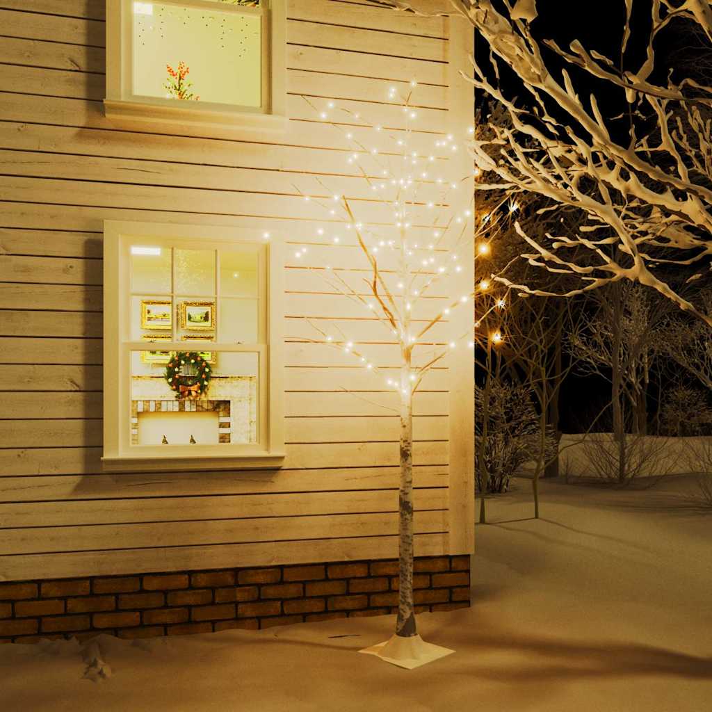 LED palmipuu soe valge 240 LEDi 300 cm
