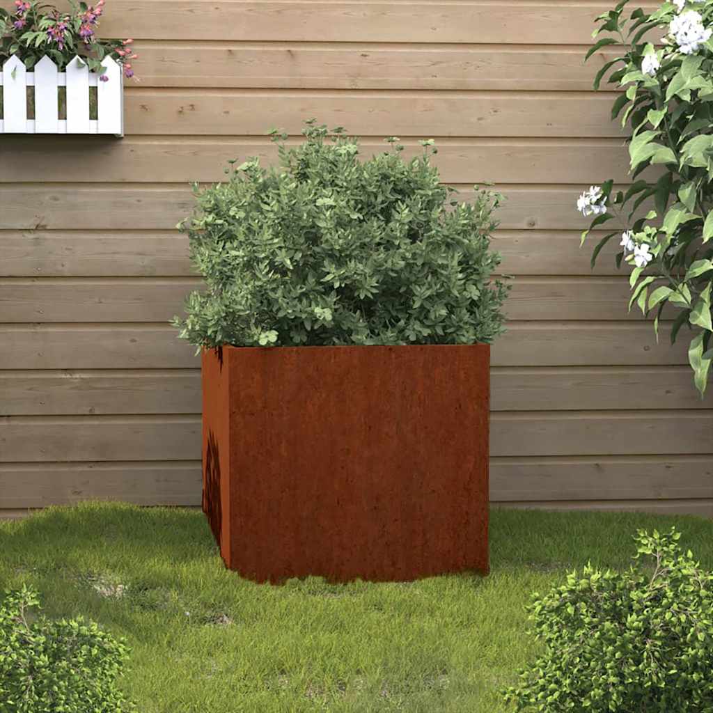 Taimekast, 32x30x29 cm, Corten teras
