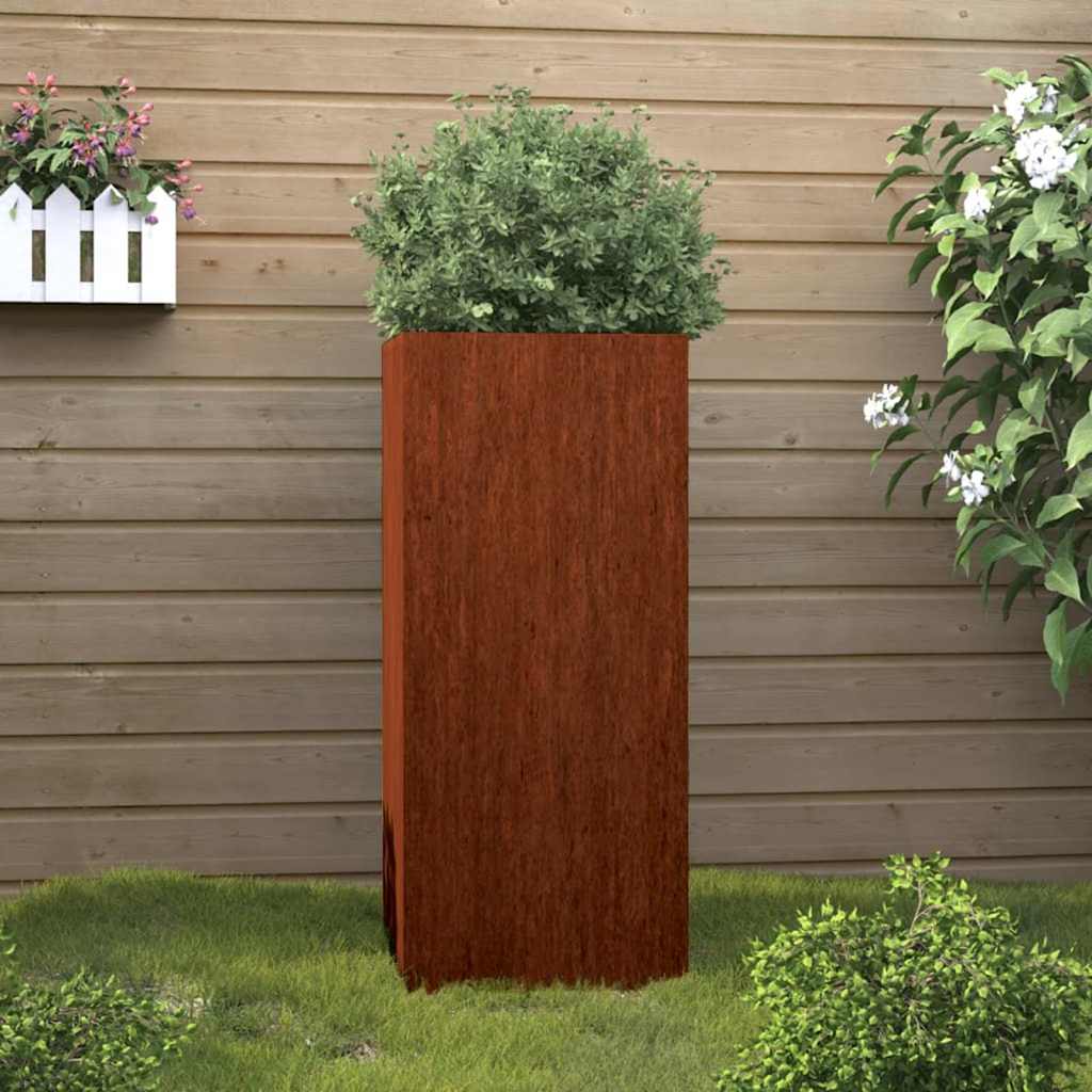 Taimekast, 32x29x75 cm, Corten teras